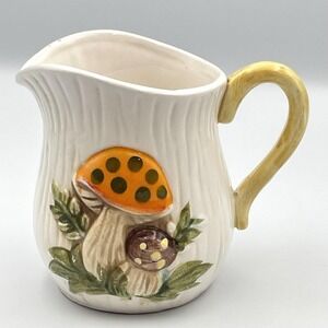Vintage 1978 Merry Mushroom Pitcher/Creamer Sears & Roebuck and Co